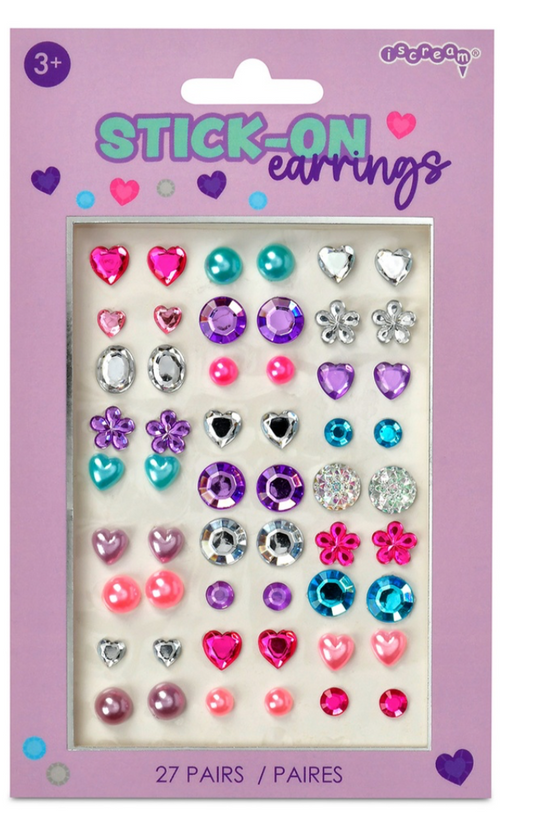IScream Stick on Earrings