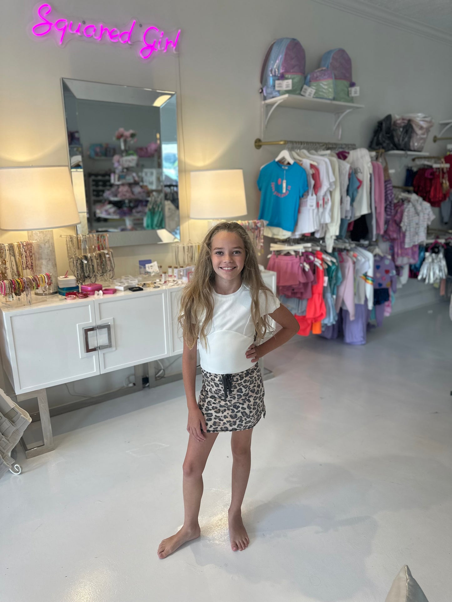 Mini Leopard Skirt/Skort