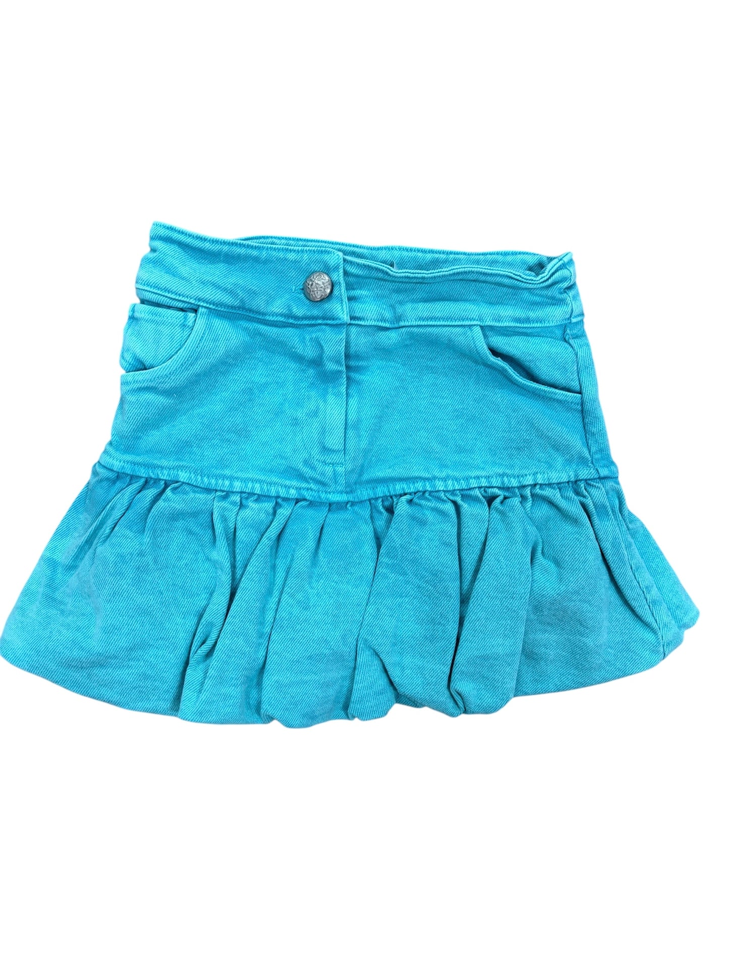 Washed Denim Skort