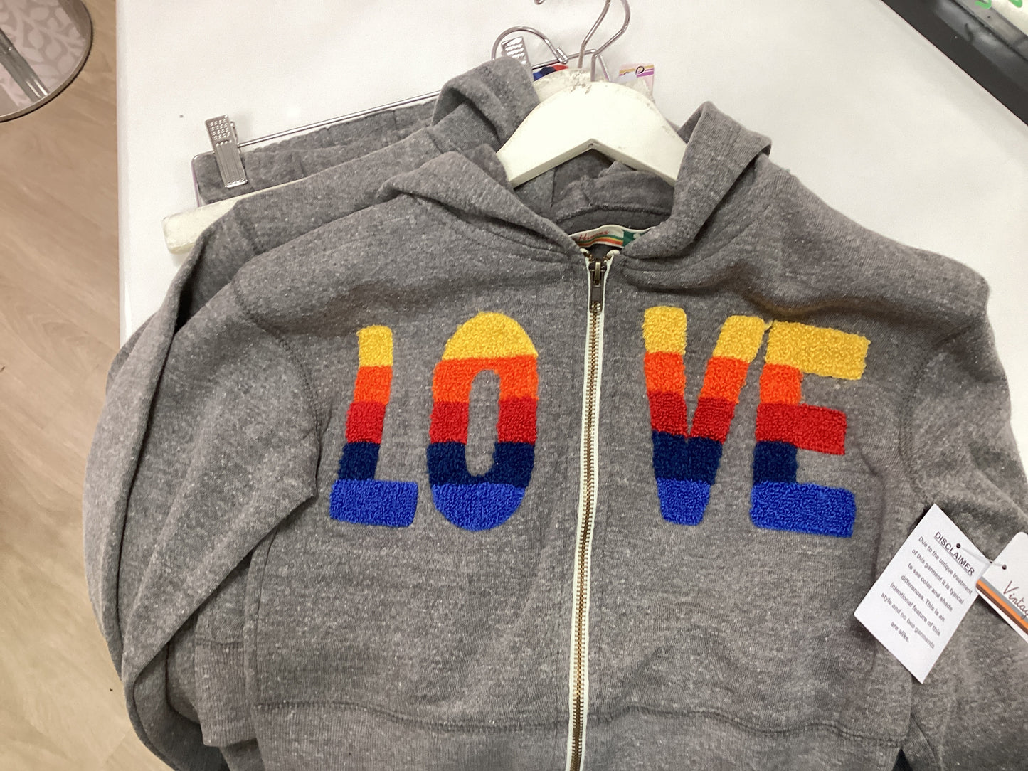 Vintage Havana Hoodie Chenille Love