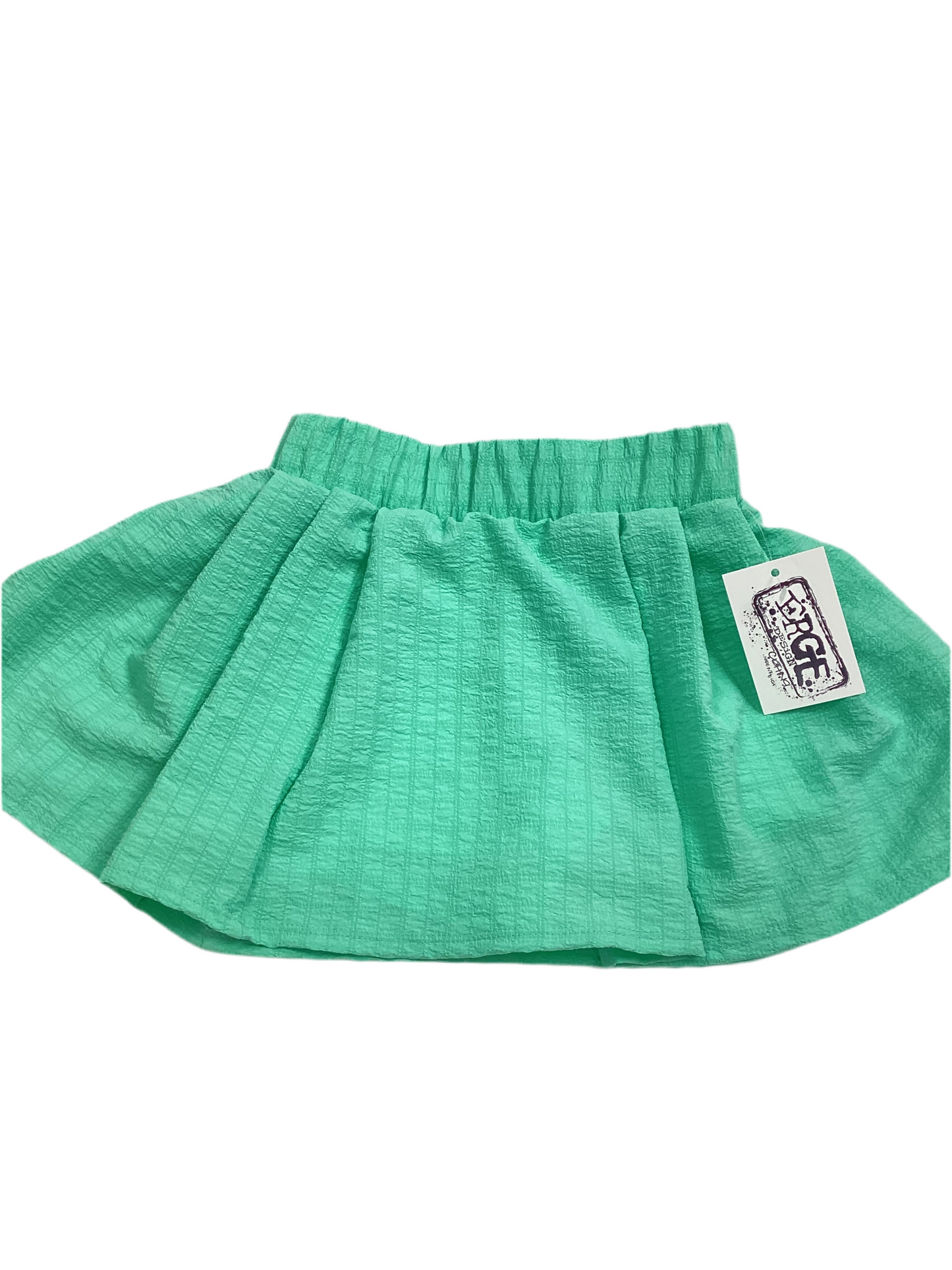 Erge Gauze Check Skort