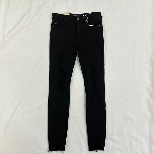 DL1961 Chloe Skinny with holes (Black Distressed)