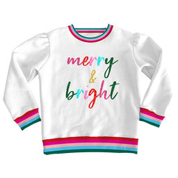 Glitter Merry & Bright sweatshirt