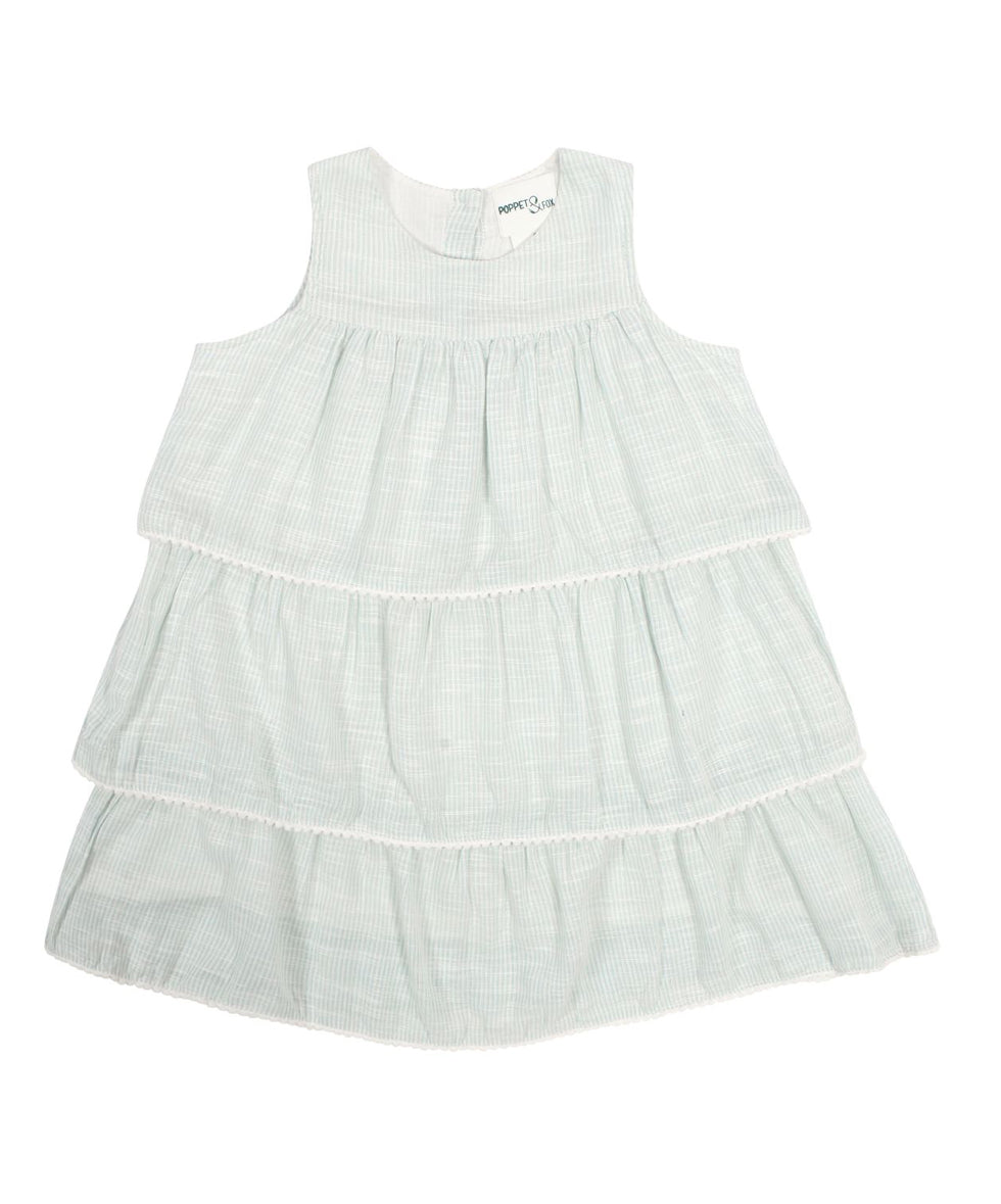 Ruffle Dress with Tank Bodice