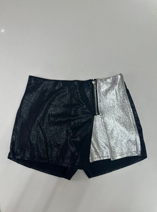Mia black and silver skort