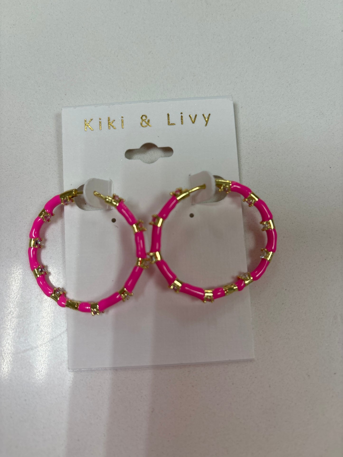 Kiki & Livy Color Enamel Hoops