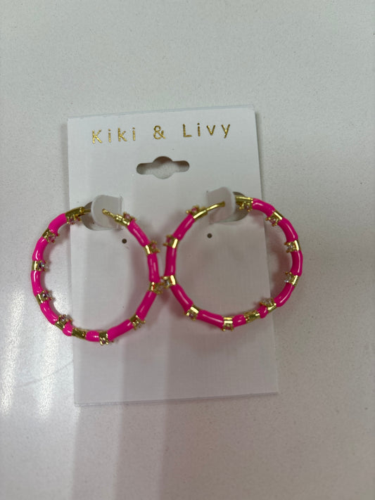 Kiki & Livy Color Enamel Hoops