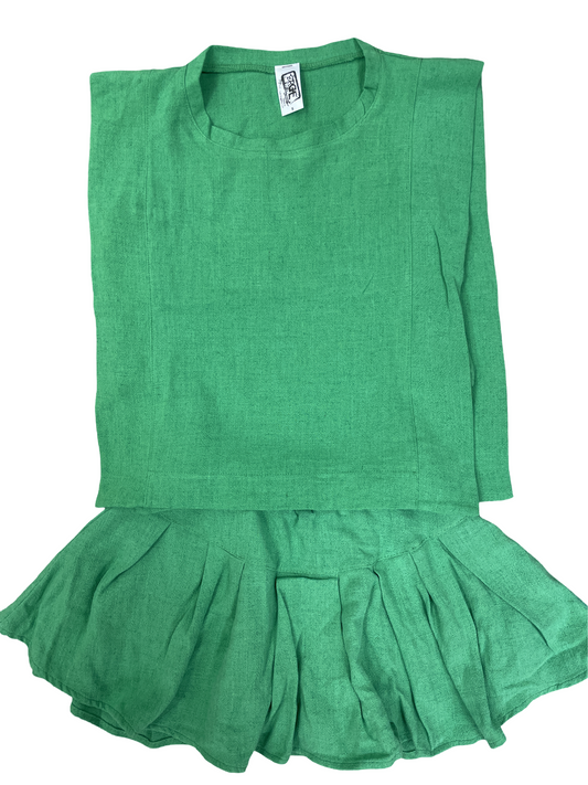 ERGE Green Linen Tank