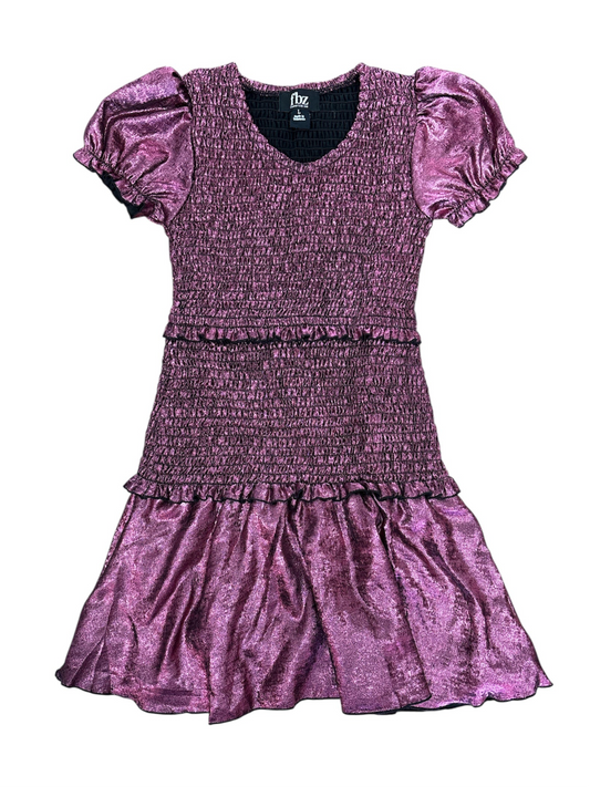 FBZ Pink Metallic Dress