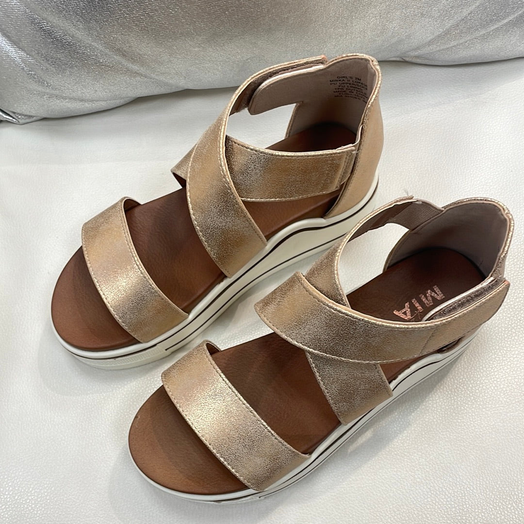 Mia Rose Gold Sandal