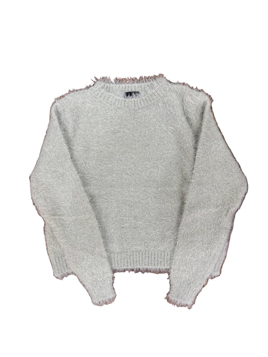 Silver/Gold Fuzzy Sweater