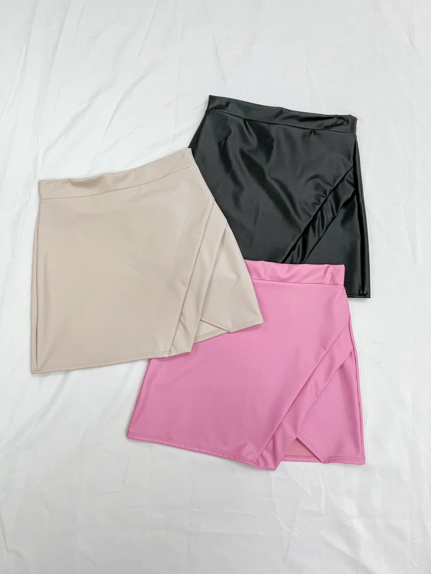 Cheryl Leather Skort