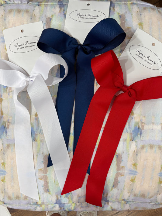Papa’s Favorite Cheerleader Bow