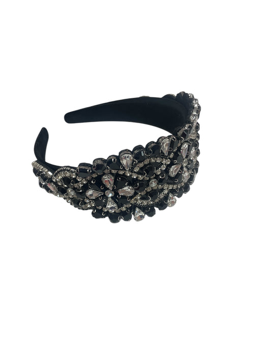 Bedazzled black Headband