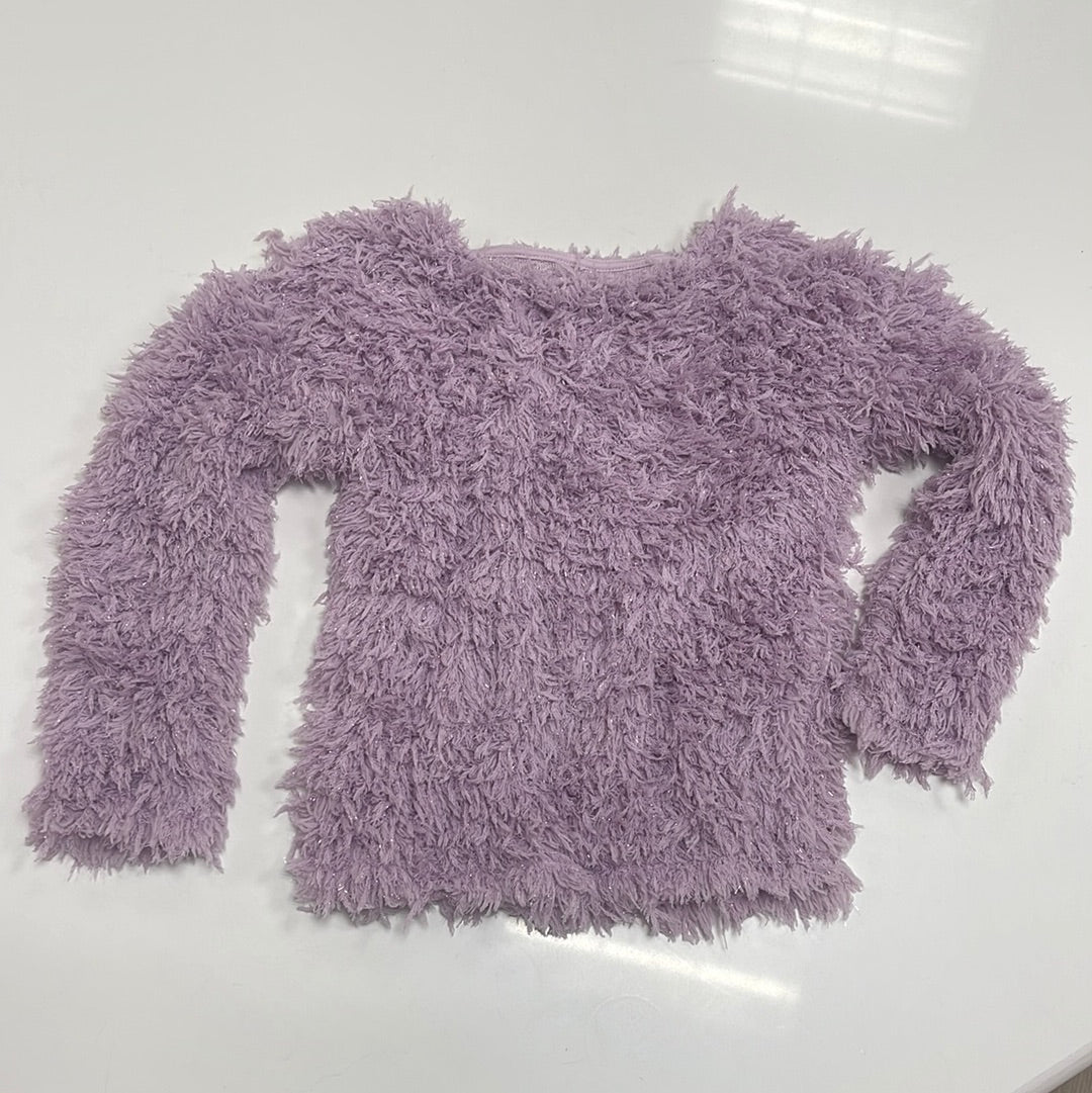 Mia purple furry sweater