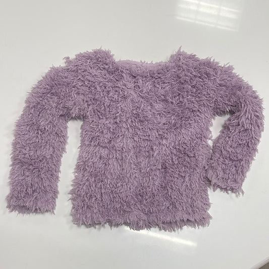 Mia purple furry sweater