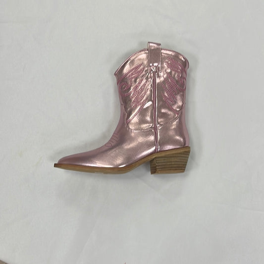 Zahara kids pink cowboy boots