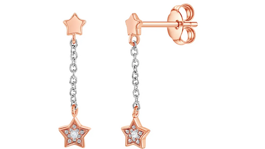 In Season Dangle Star Studs