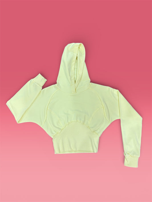 Dolman Waist Cropped Hoodie