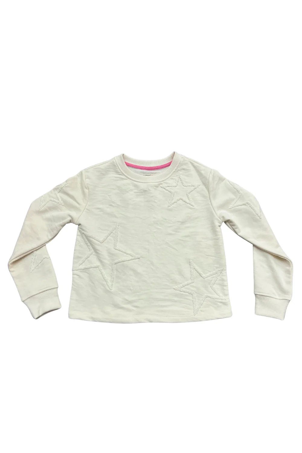 Stars chenille embroidery sweatshirt
