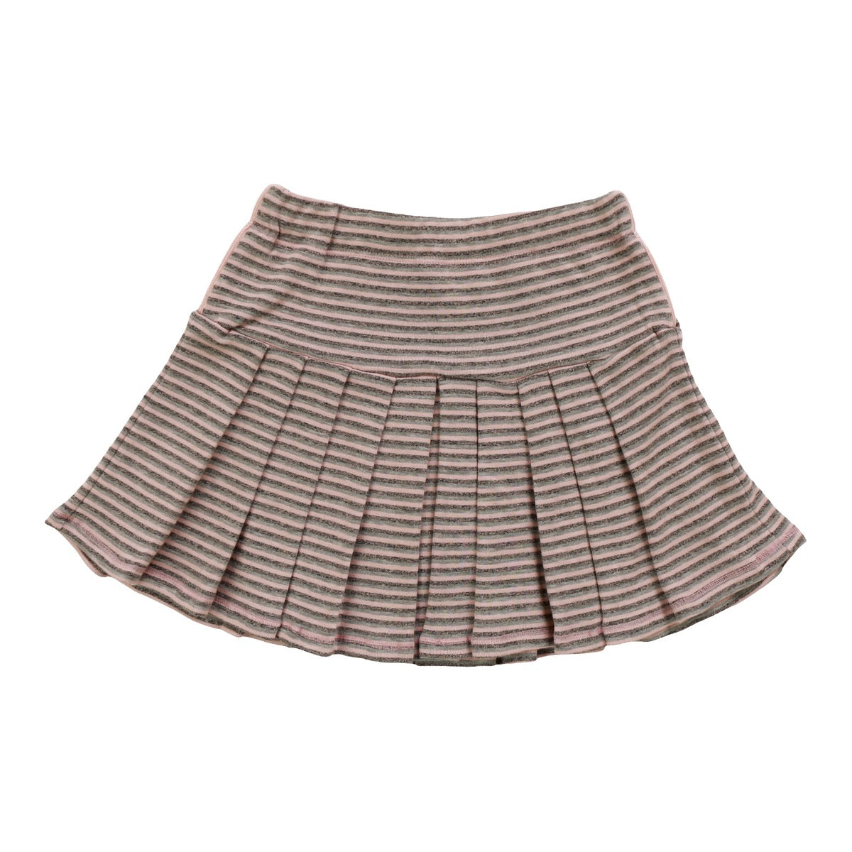 PLEATED SKIRT W/PIPING