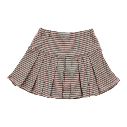 PLEATED SKIRT W/PIPING
