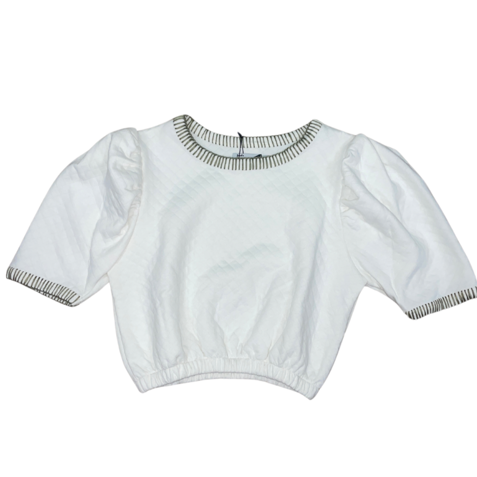 Puff Sleeve Quilted Top