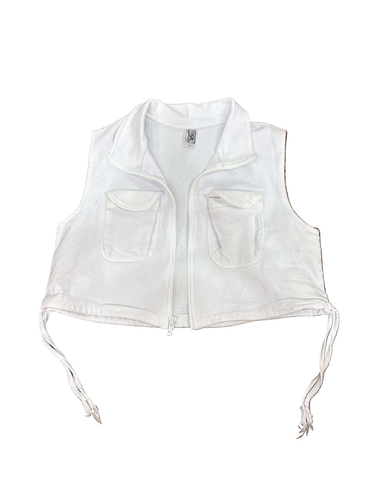 Washed Denim Vest