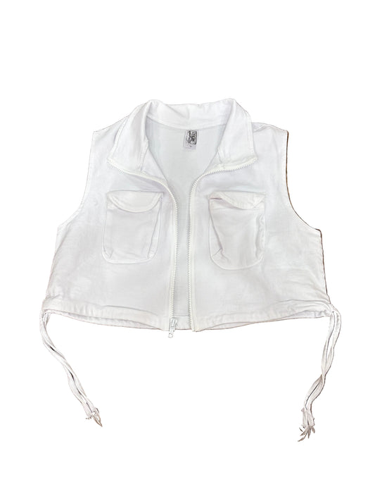 Washed Denim Vest