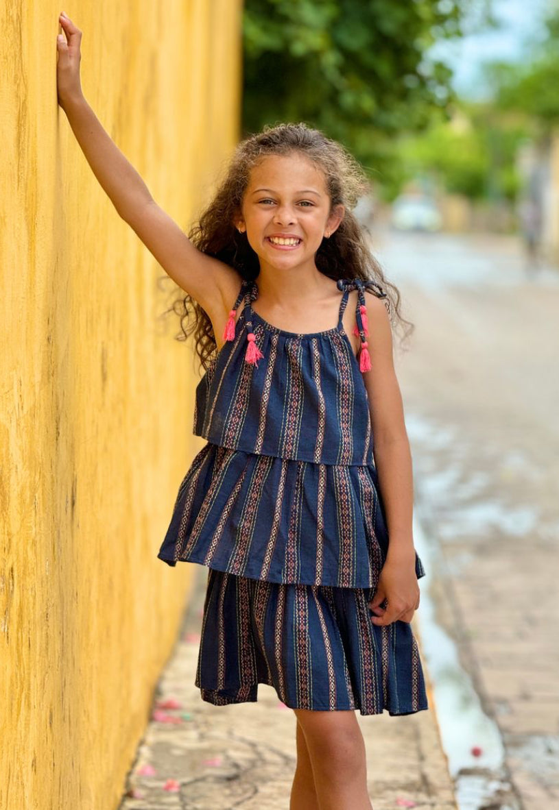 Flapper-Style Tiered Summer Dress