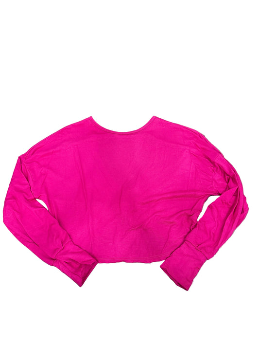 Hot Pink LS Open Back
