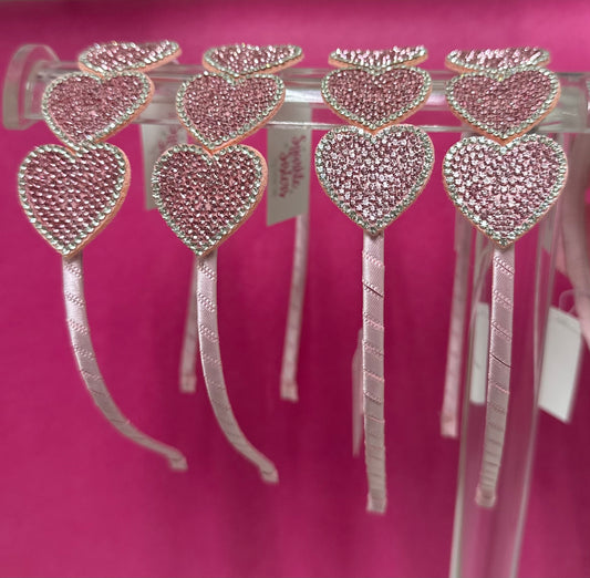 Pink Rhinestone Headband