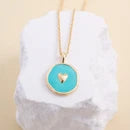 Splendid Iris necklace