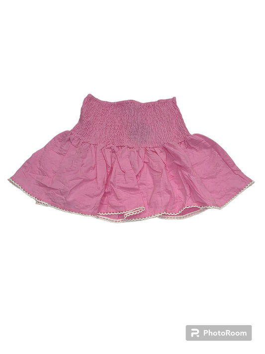 Little Olin Pink Smocked Skirt