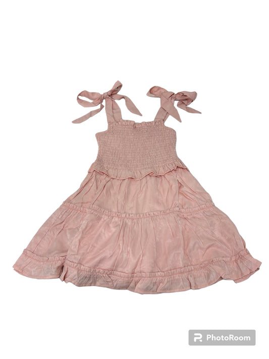 Miss Behave Tie Straps Ruffle Dress