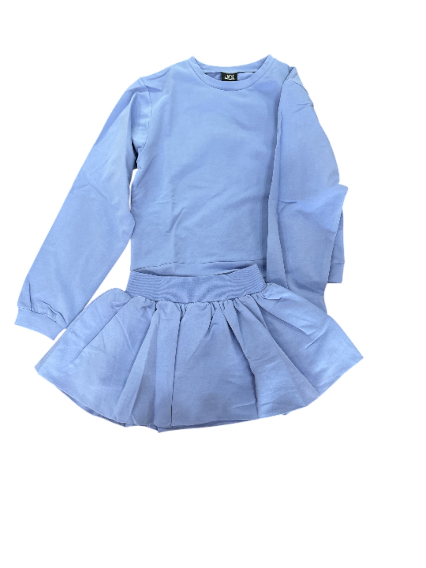 Little Olin Blue Gathered Skort