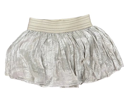 Gold Pleated Shimmer Skort