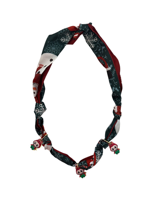 Christmas Labubu Scarf Necklace