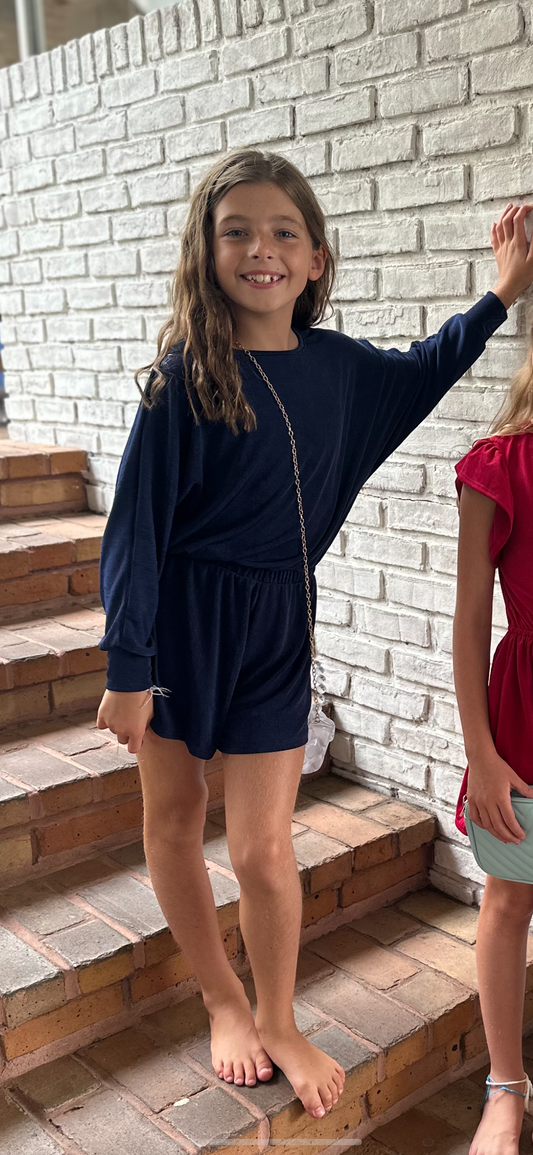 ERGE Butterterry romper blue
