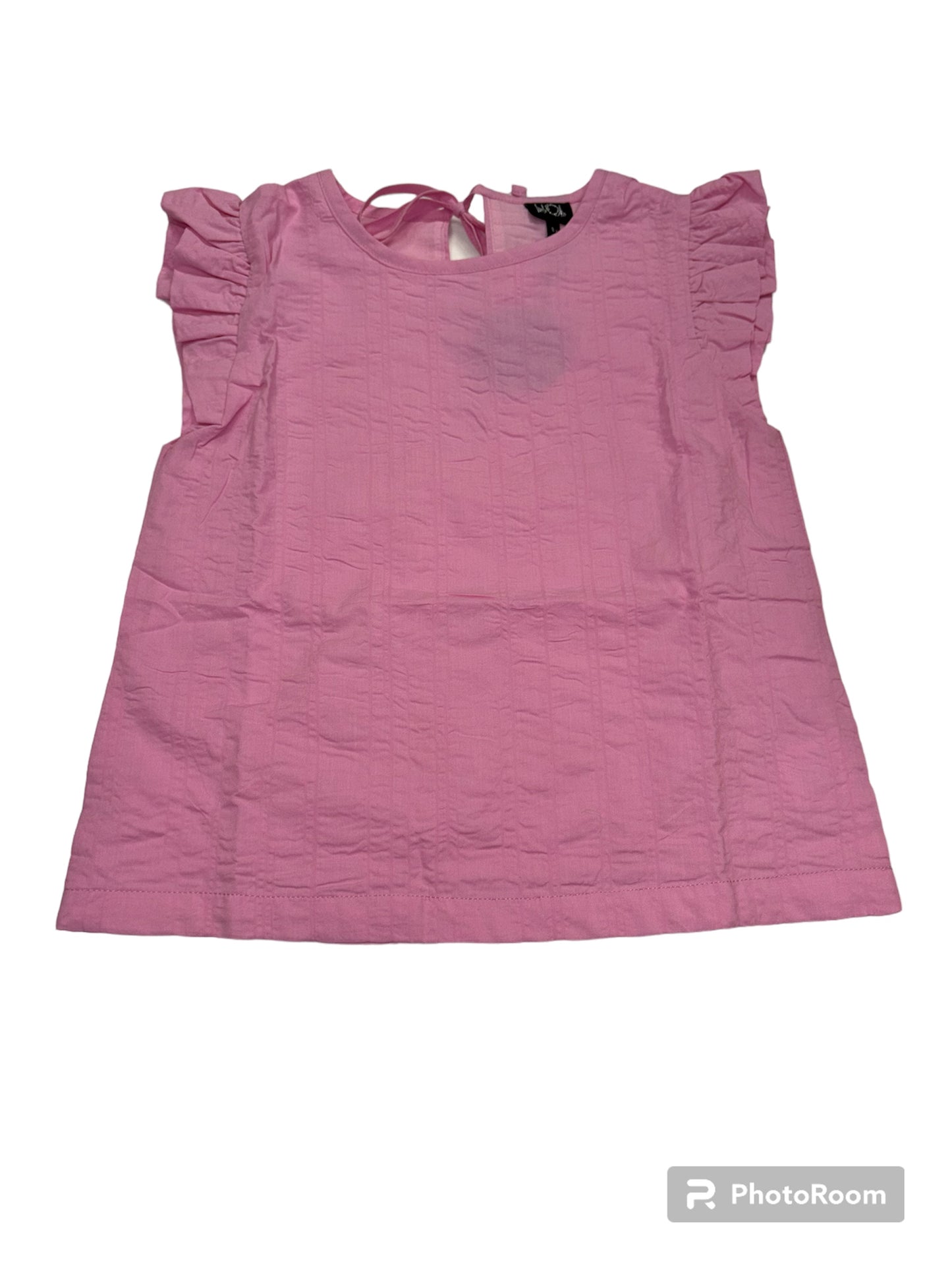 Little Olin Pink Ruffle Blouse