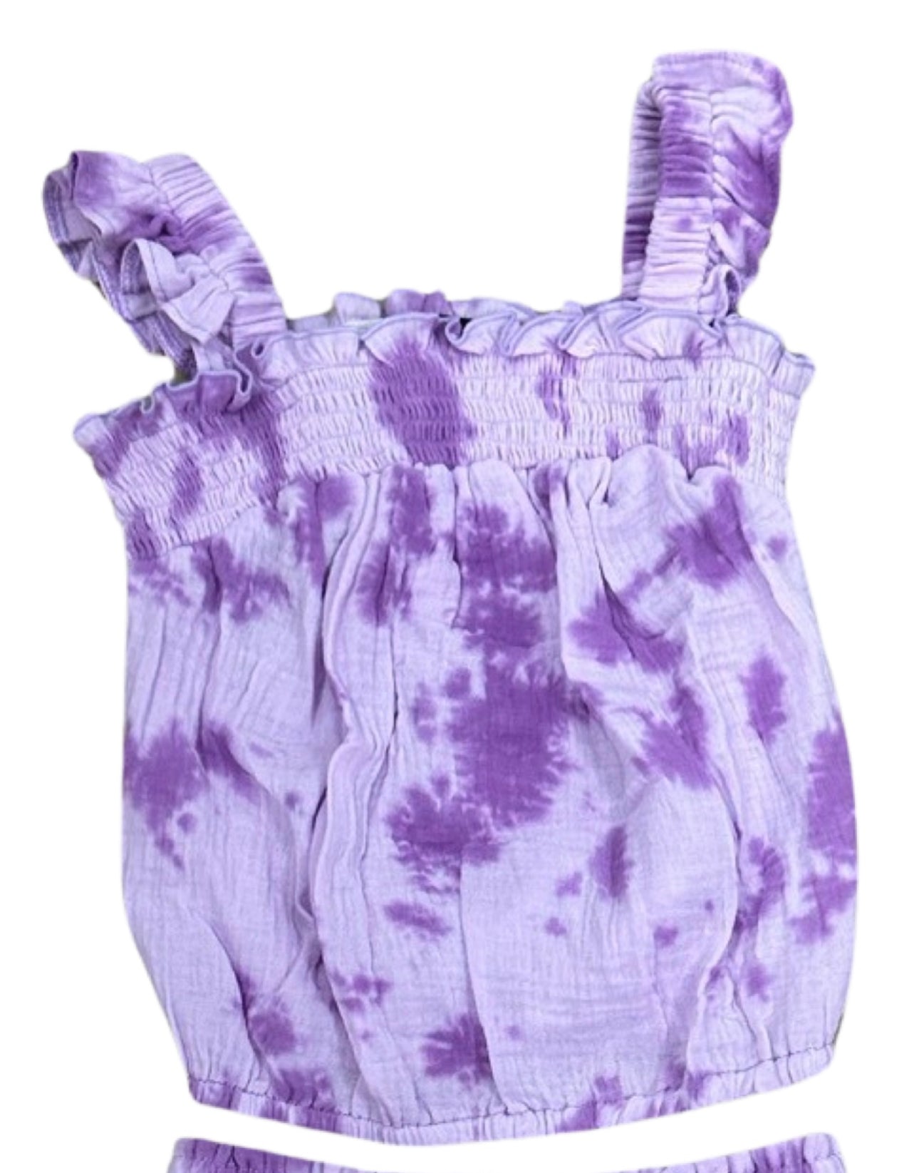 FBZ Purple Tie Dye Top
