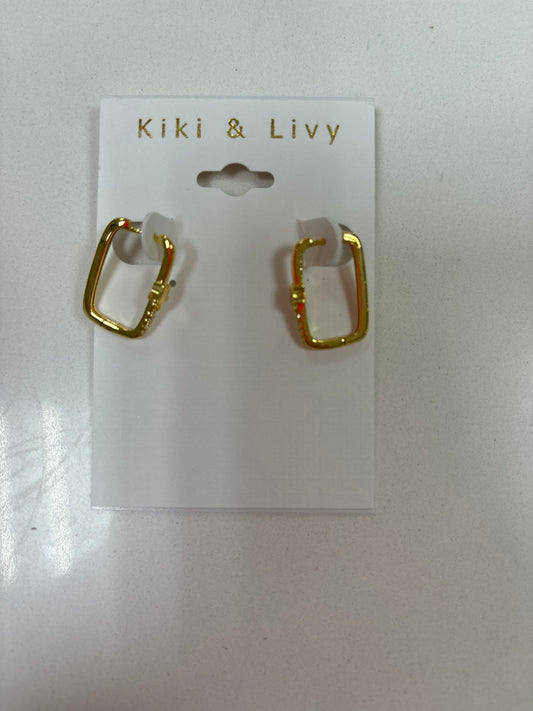 Kiki & Livy Rectangle Star Hoops