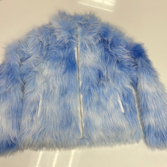 Blue MIA Fur Coat