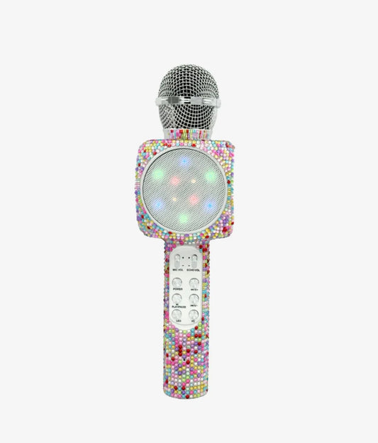 Sing A Long Karaoke Microphone - Confetti Bling