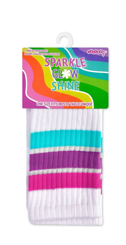 IScream Sparkle Glow Shine Socks