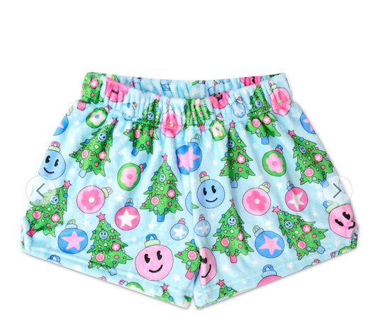IScream Groovy Holiday Plush Shorts