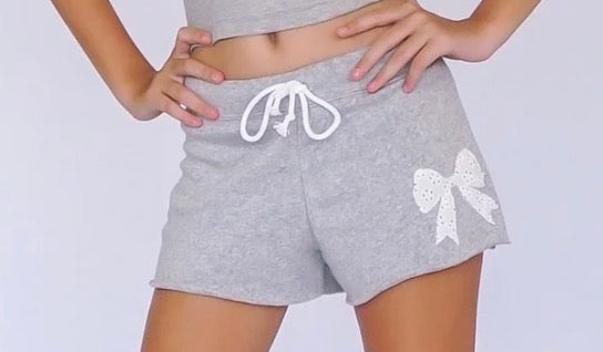 Grey Knit Short