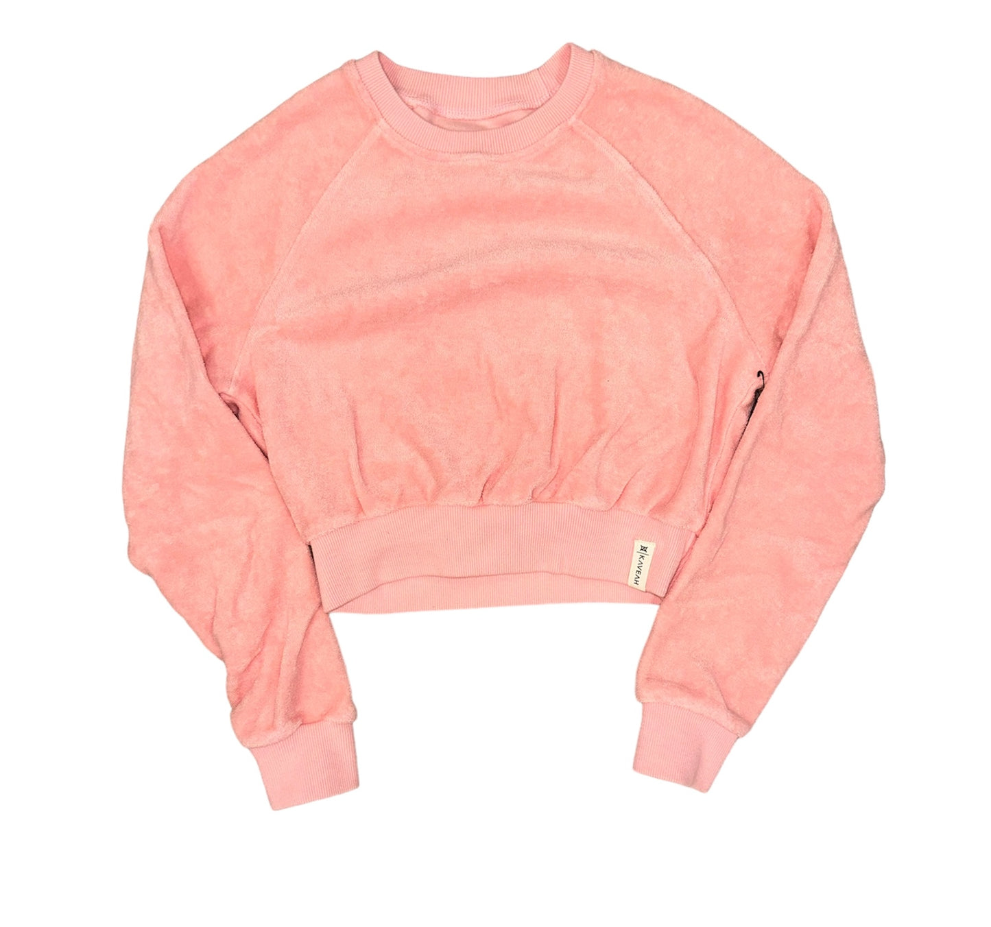 KAVEAH Pink French Terry Cloth Crewneck