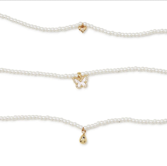 Pearl Necklace w/charm