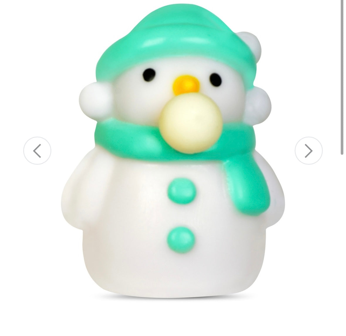 IScream Snowman Bubble Squeeze Toy